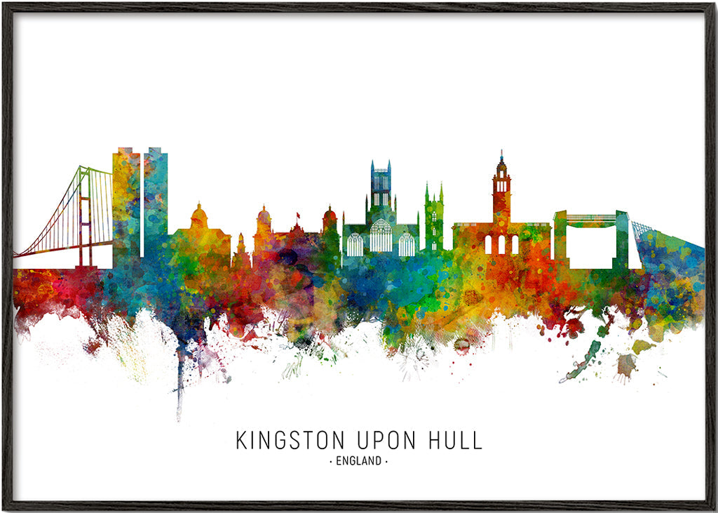 Kingston upon Hull Skyline multicolor