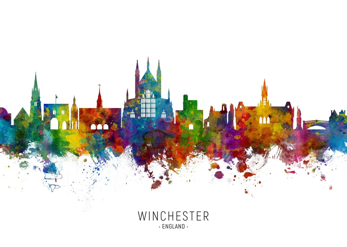 Winchester Skyline multicolor - Unframed art print