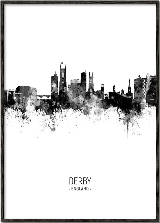 Derby Skyline blanco y negro