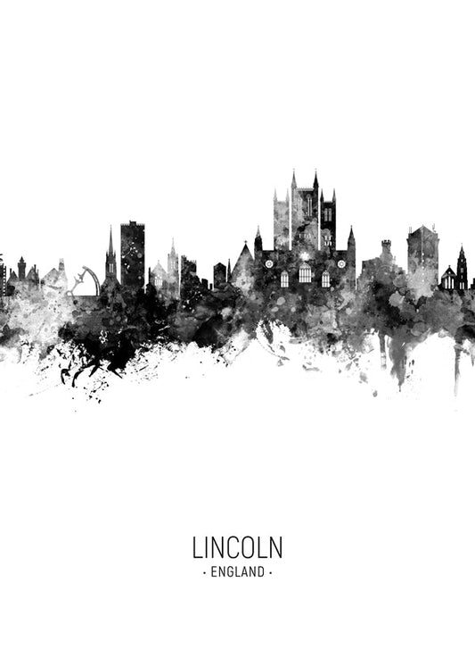 Lincoln Skyline blanco y negro