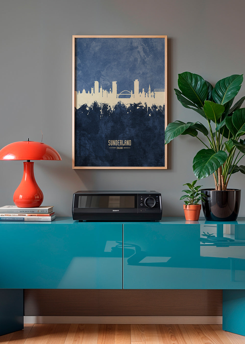 Sunderland Skyline azul