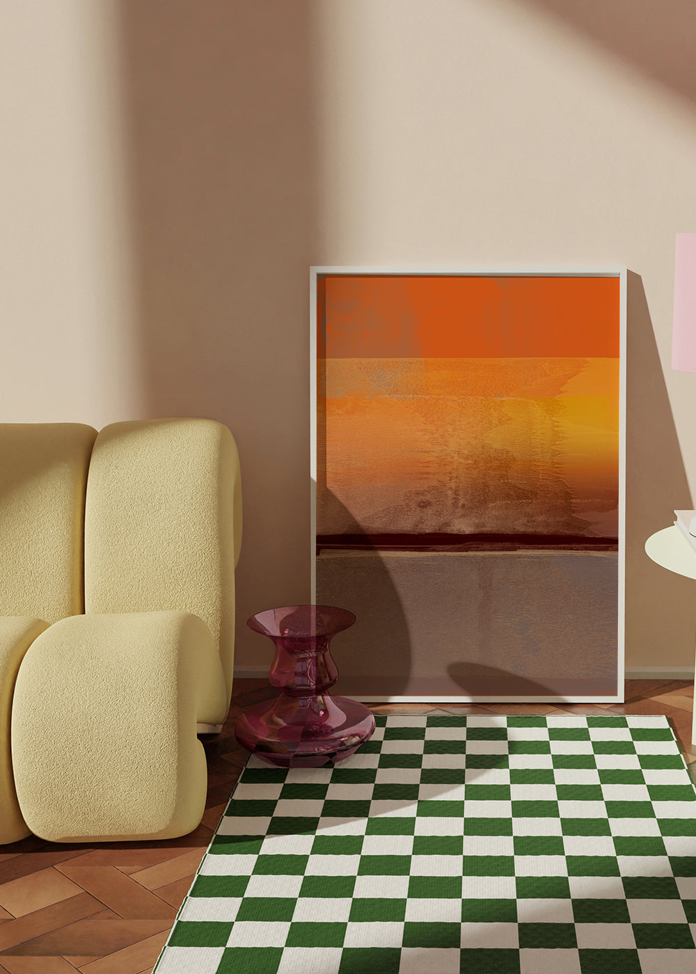 Organic Stack In Orange Brown 2