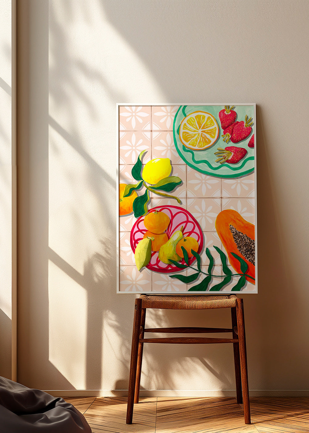 Cuadro de cocina con frutas y cerámica – Product1