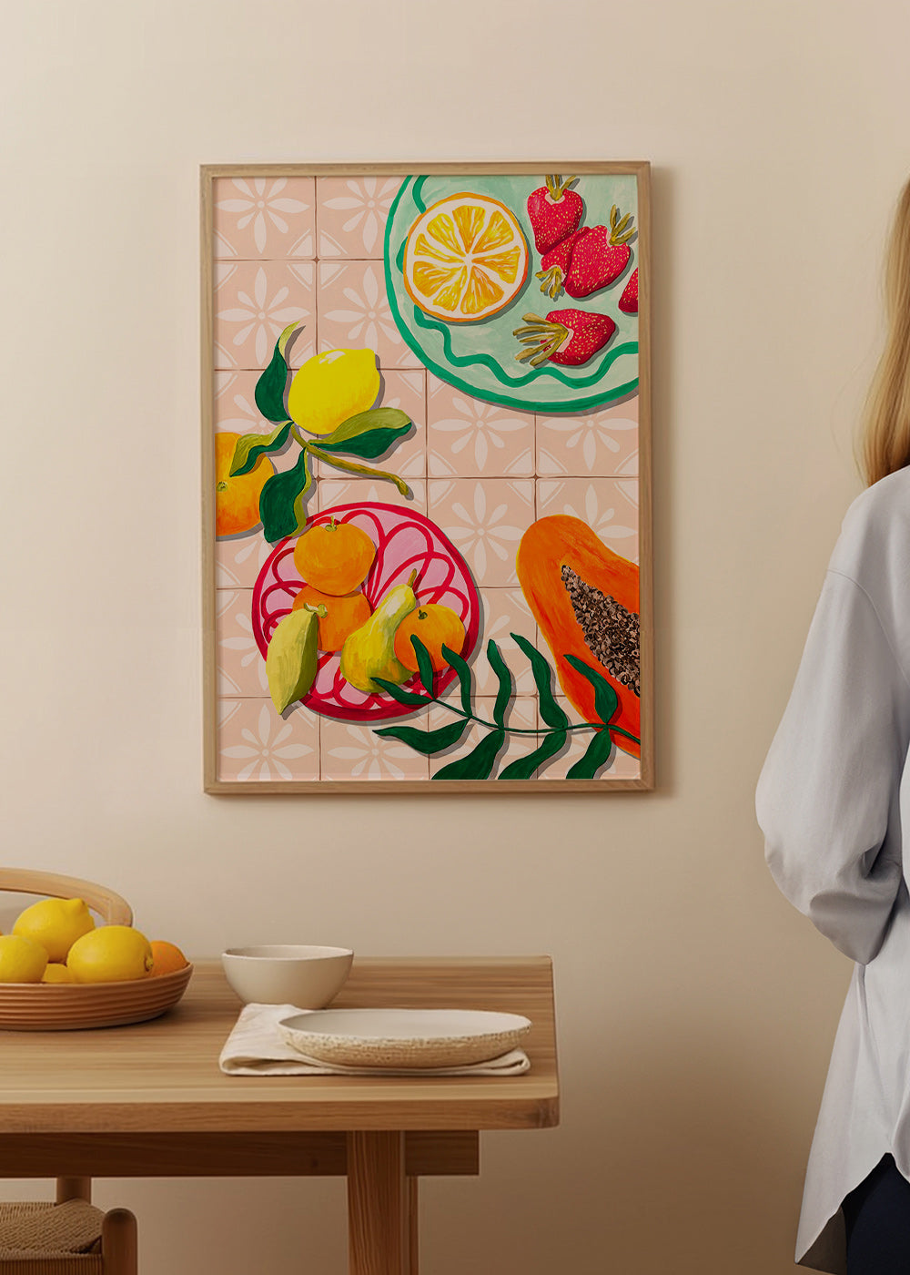 Cuadro de cocina con frutas y cerámica – Product2