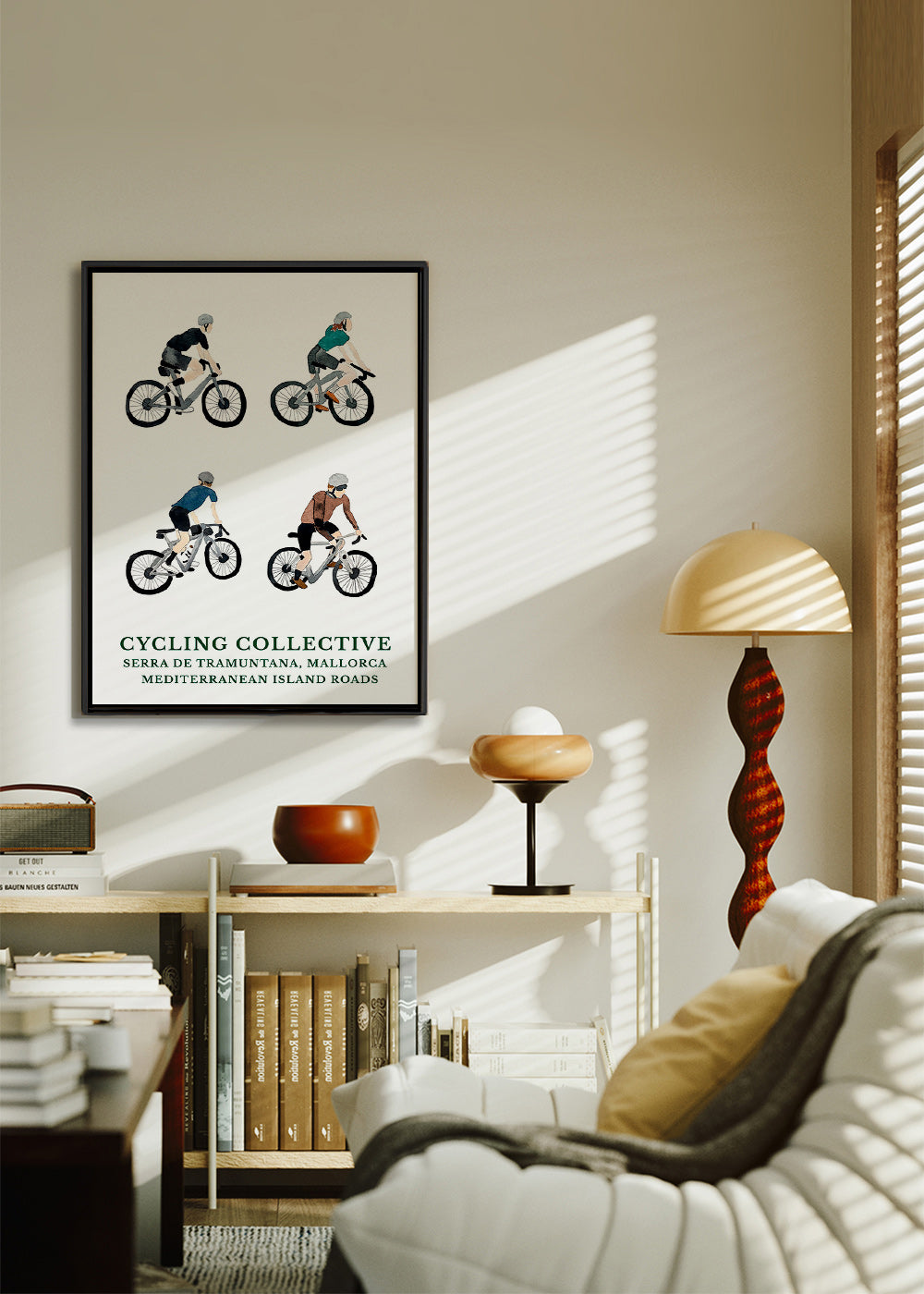 Cuadro deportivo Mallorca ciclistas – Canvas2