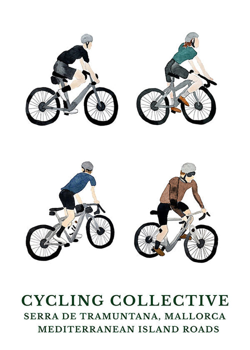 Cuadro deportivo Mallorca ciclistas