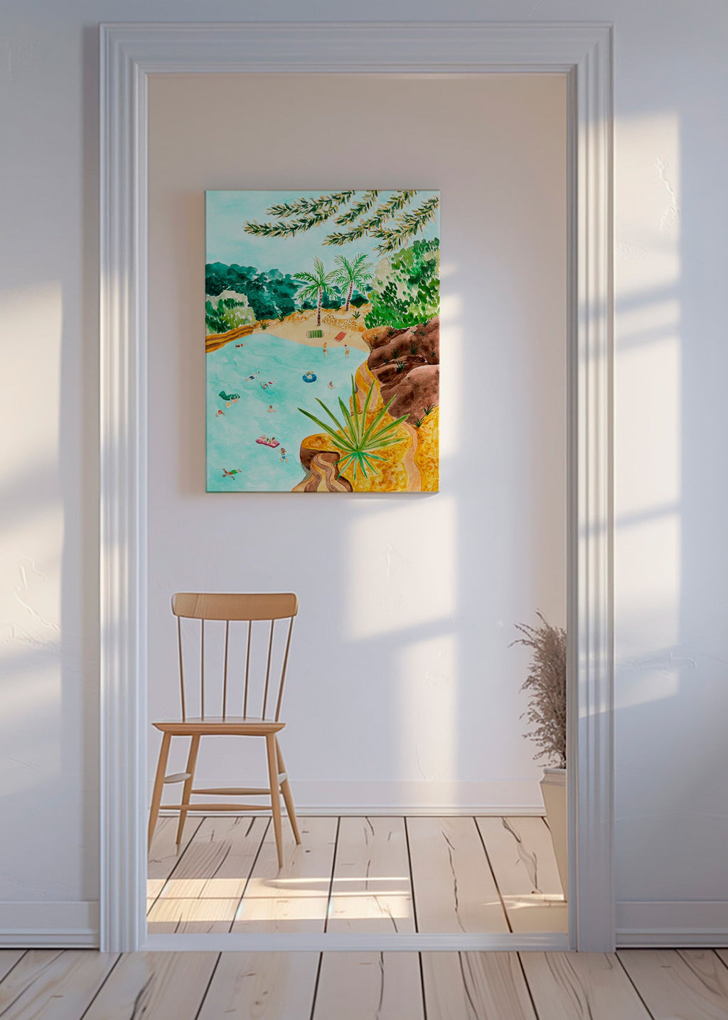 Cuadro de paisaje Cala Mallorquina – Canvas