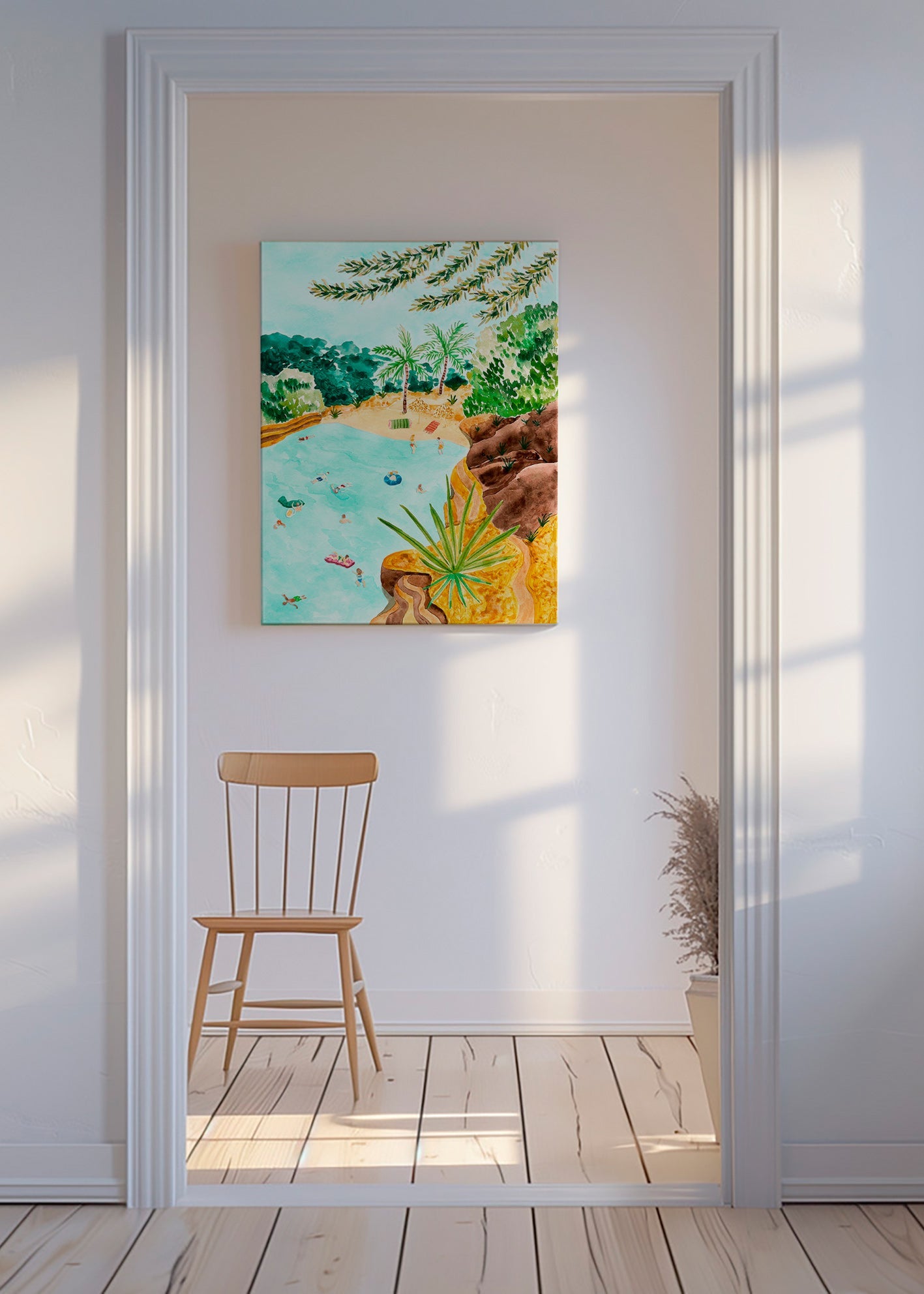 Cuadro de paisaje Cala Mallorquina – Canvas