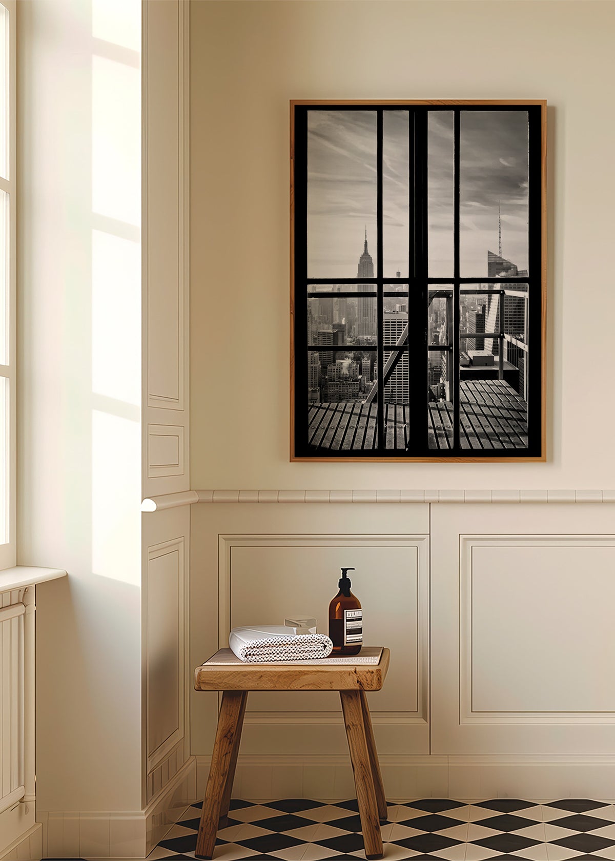 Cuadro de ciudades con vista desde ventana – Product3
