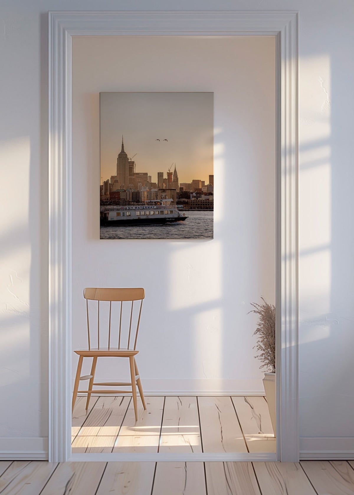 Cuadro de ciudades con skyline de Manhattan – Canvas