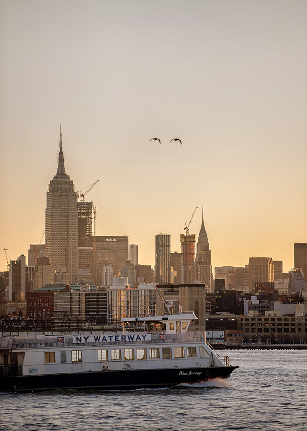 Cuadro de ciudades con skyline de Manhattan