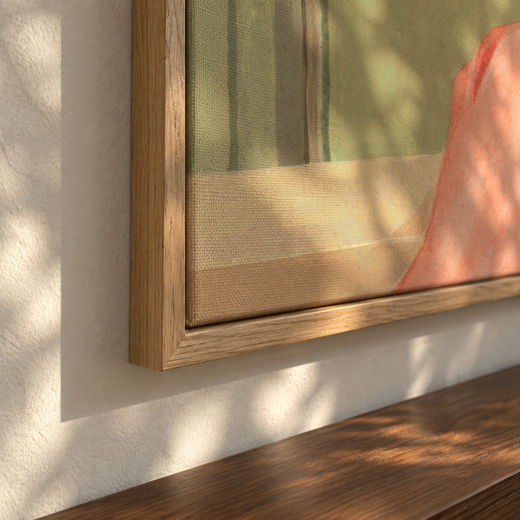 Quality time - Framed canvas detail