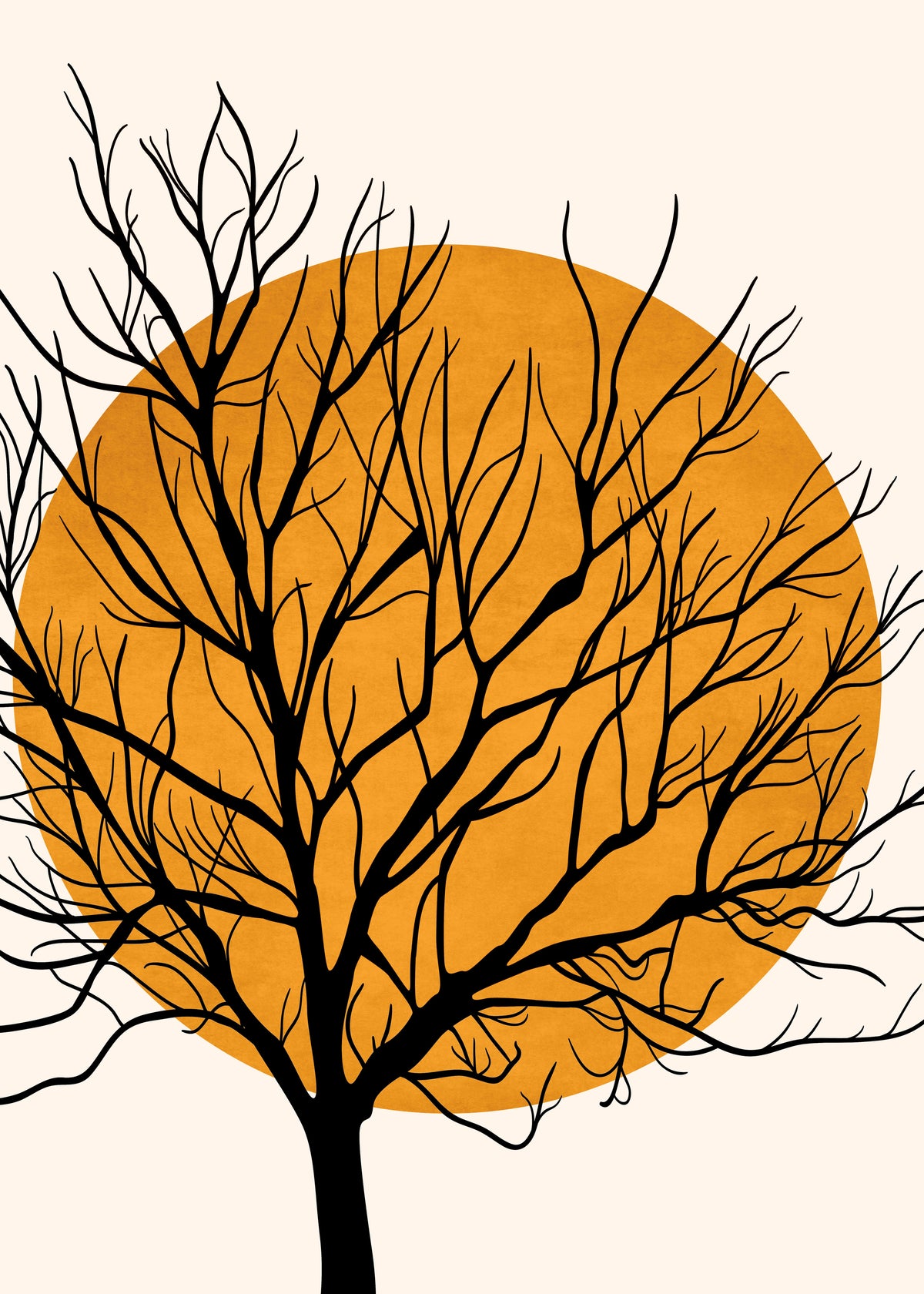 Hiding Sun - Unframed art print