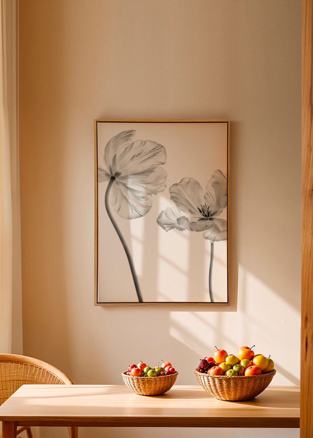 Same tulip front and backview