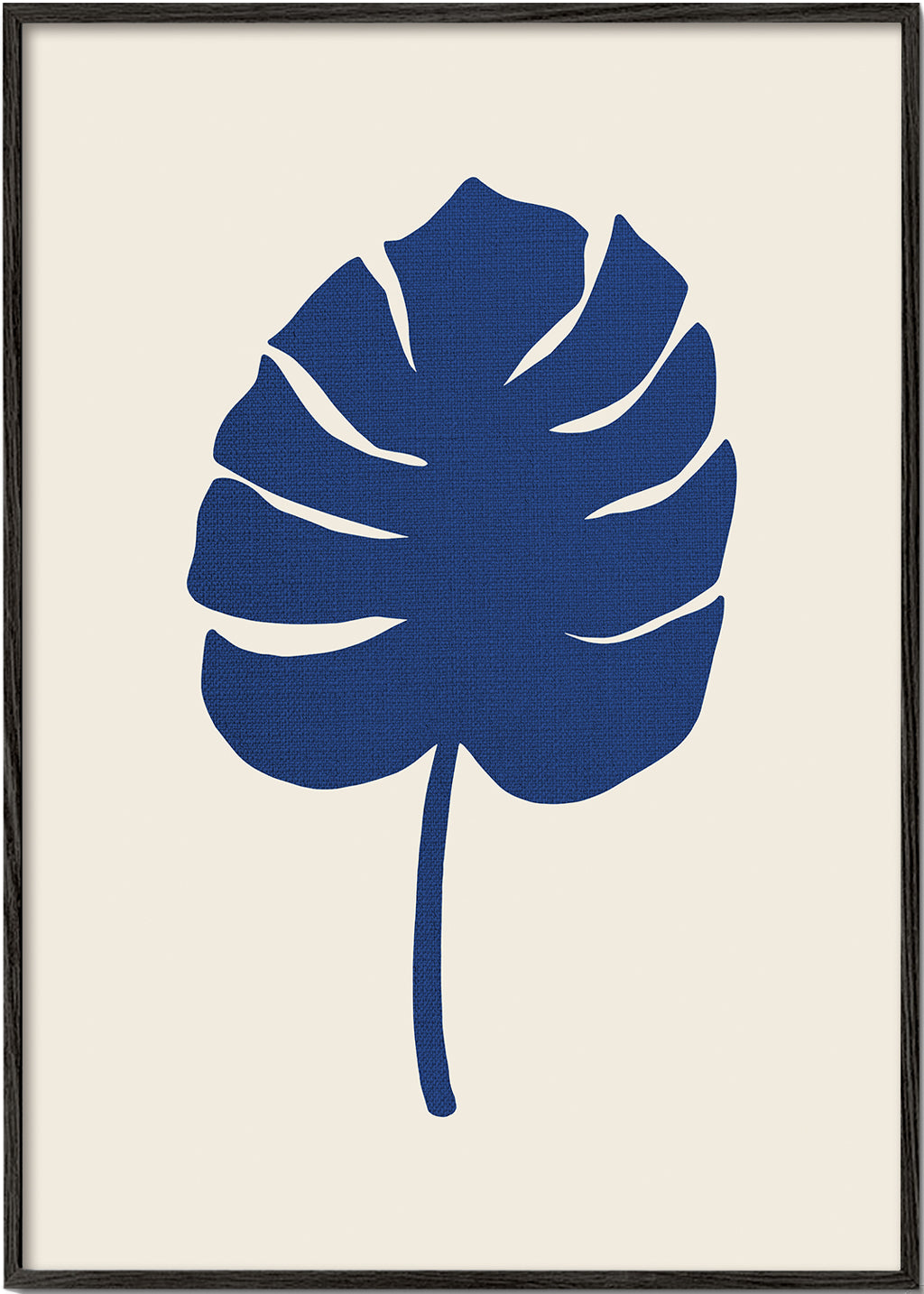 Monstera Canvas Blue - 1x Studio