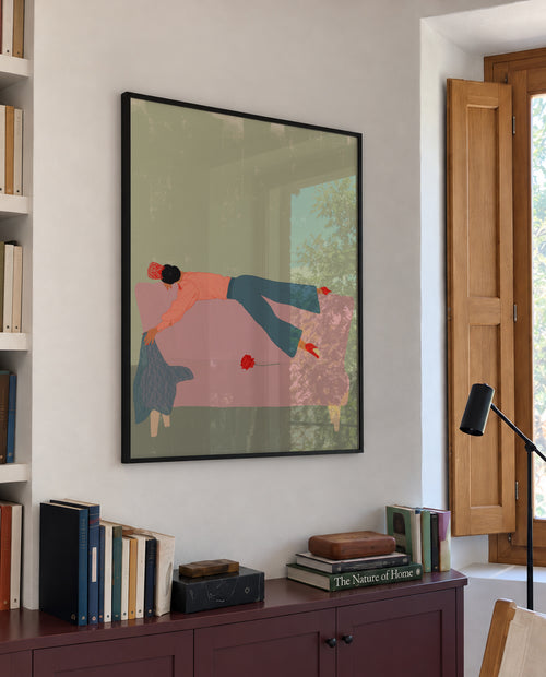 RocAso - Framed poster in an interior