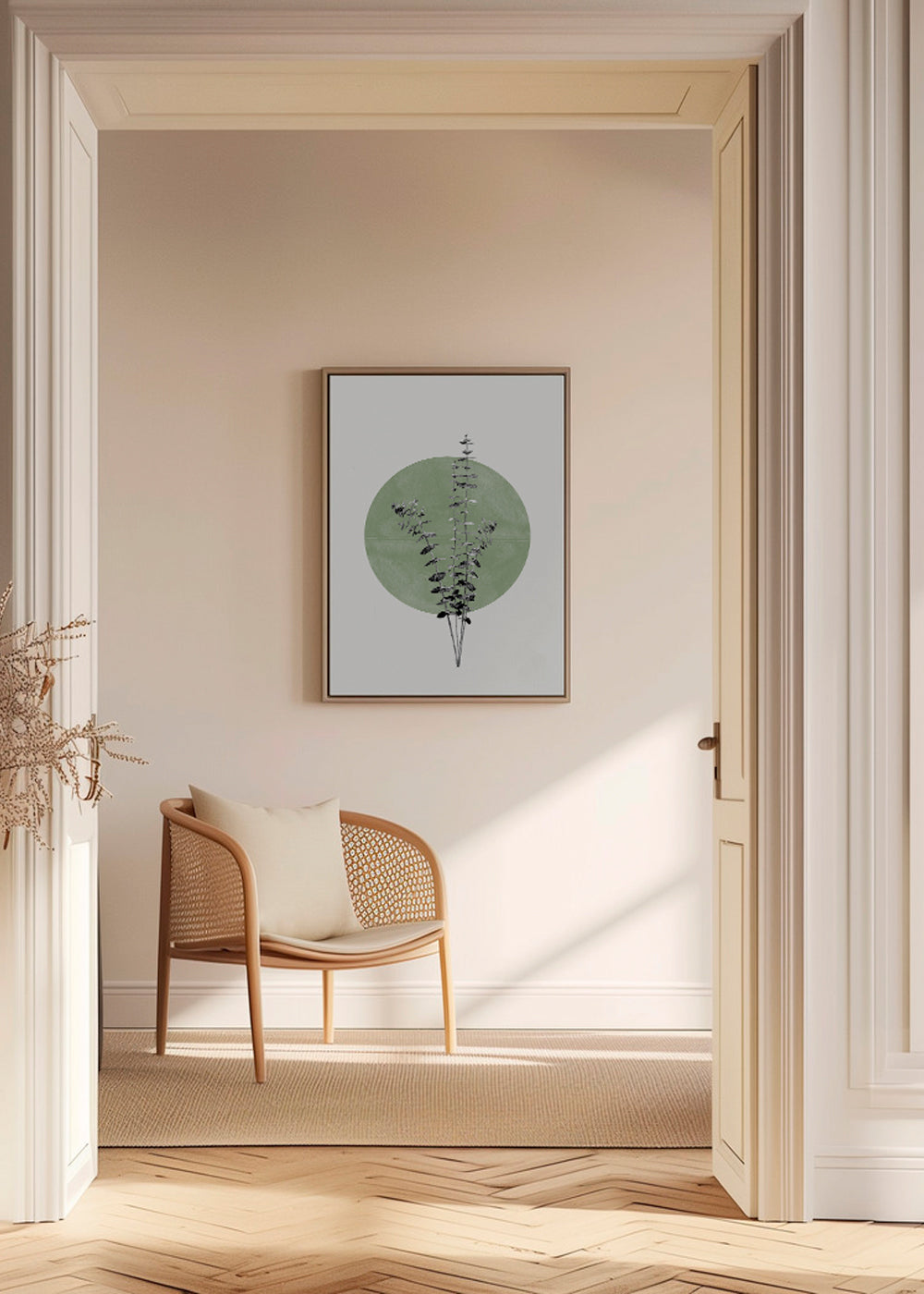 Eucalyptus and Green Moon