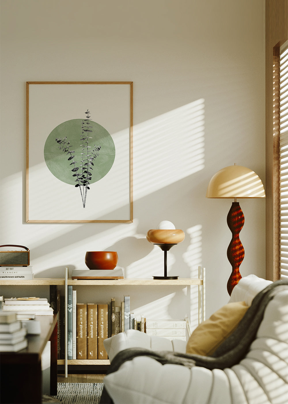 Eucalyptus and Green Moon