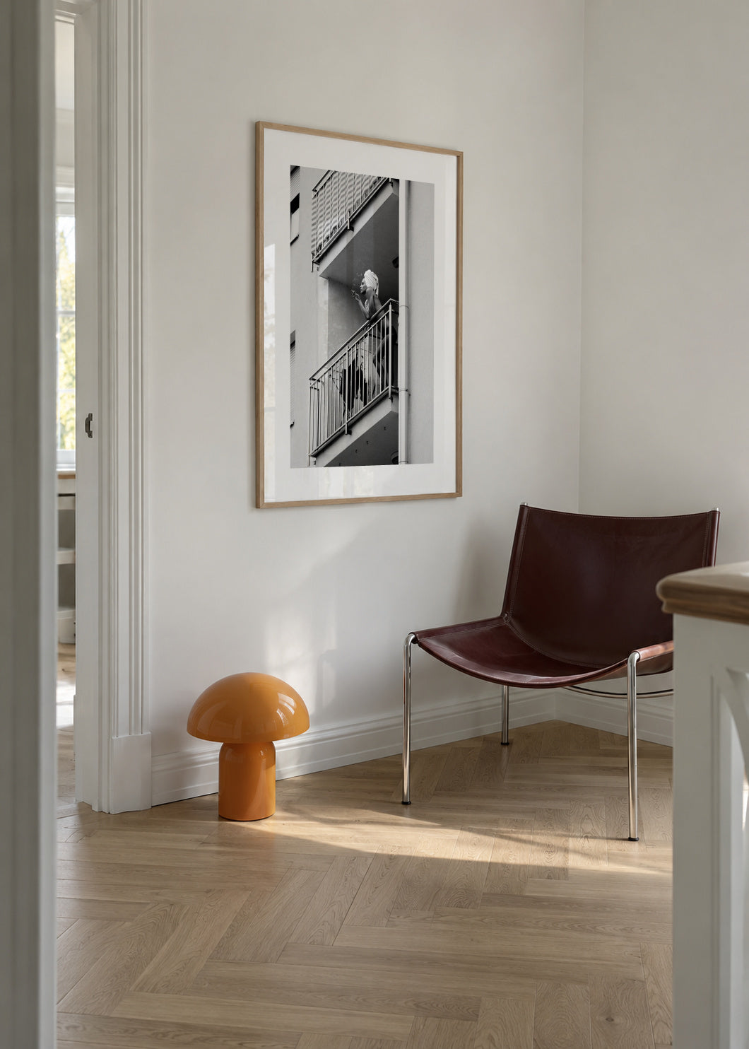 Nika - Framed poster in an interior