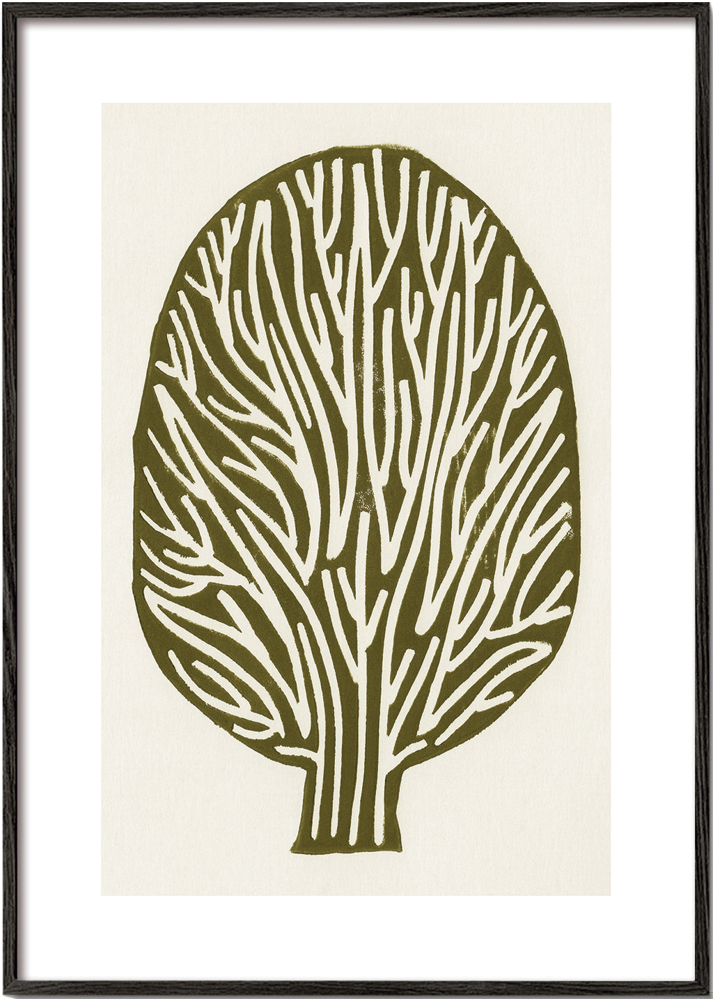 Linocut Tree