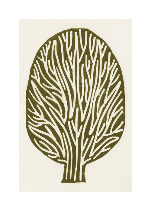 Linocut Tree