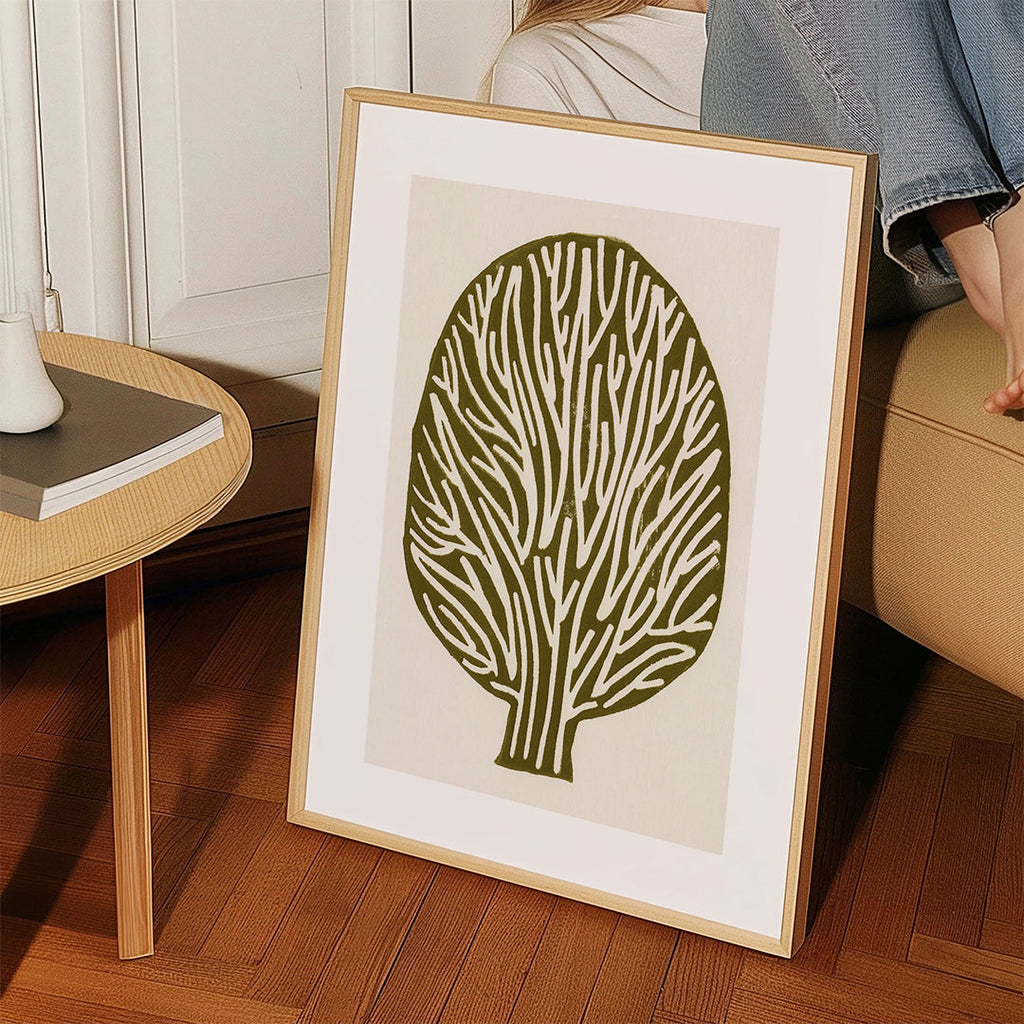 Linocut Tree