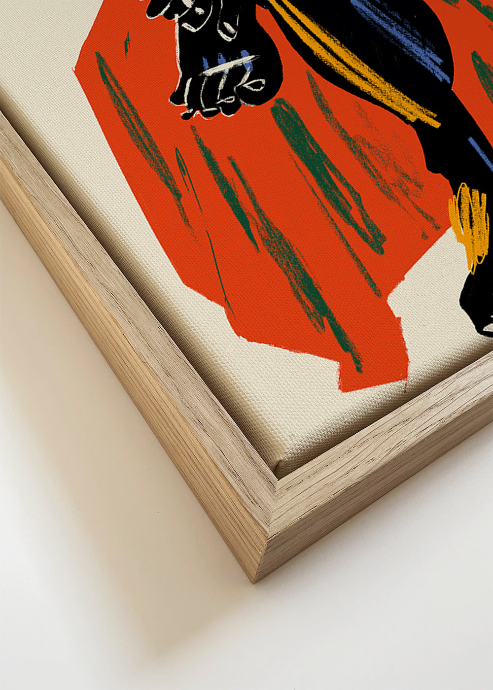 Woman Resting Her Chin On Her Hand Dark - Francesco Gulina