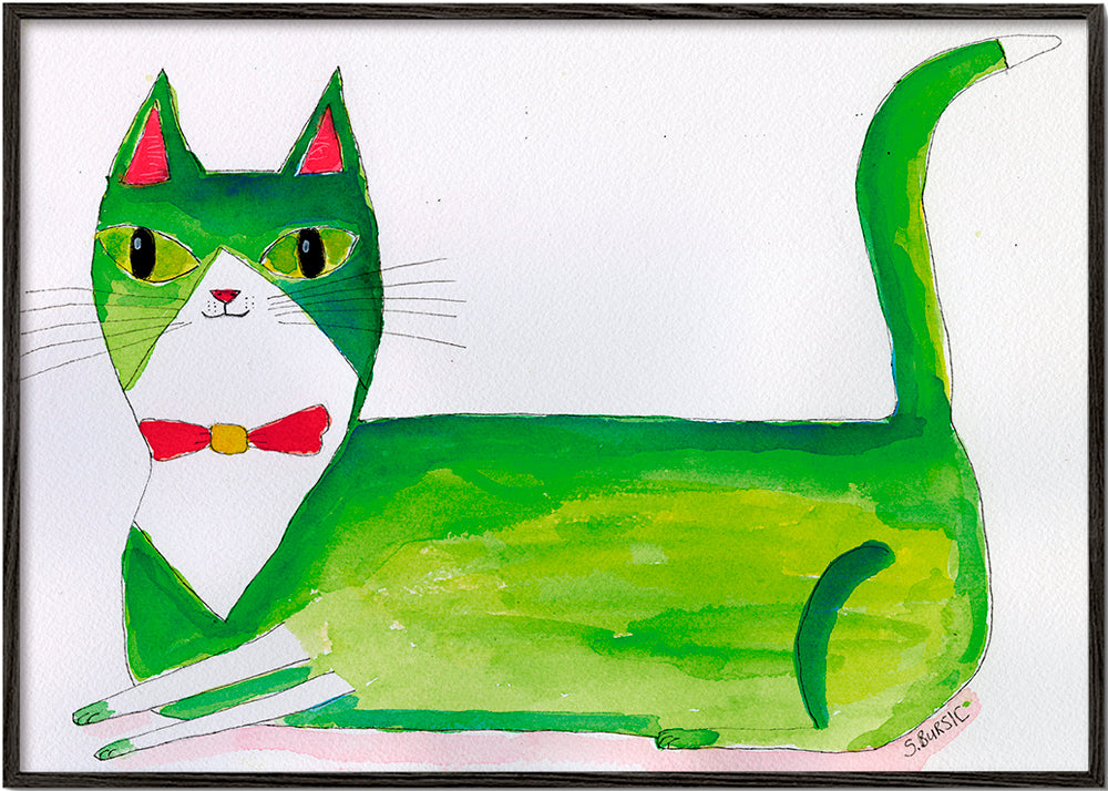 The green cat