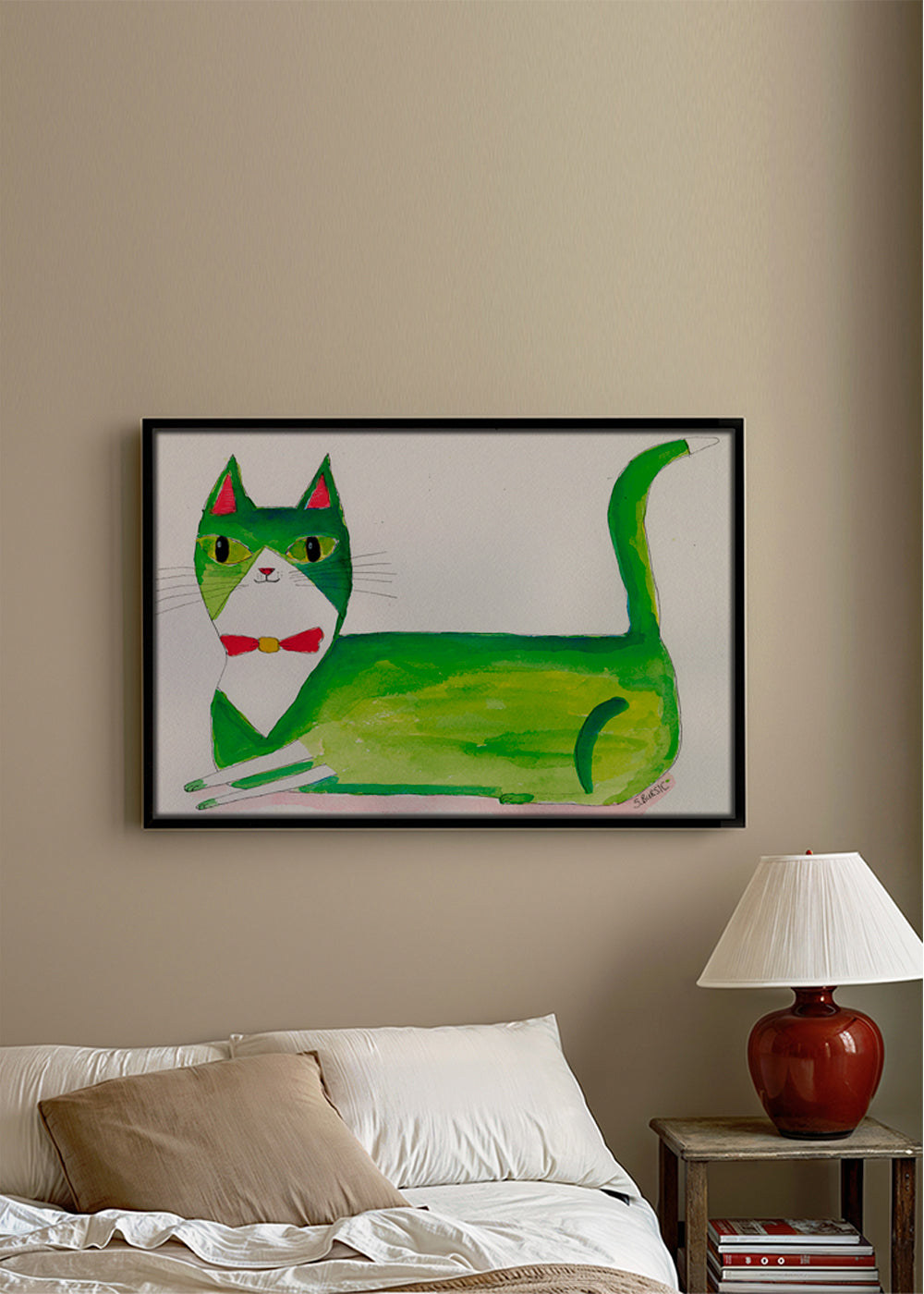 The green cat