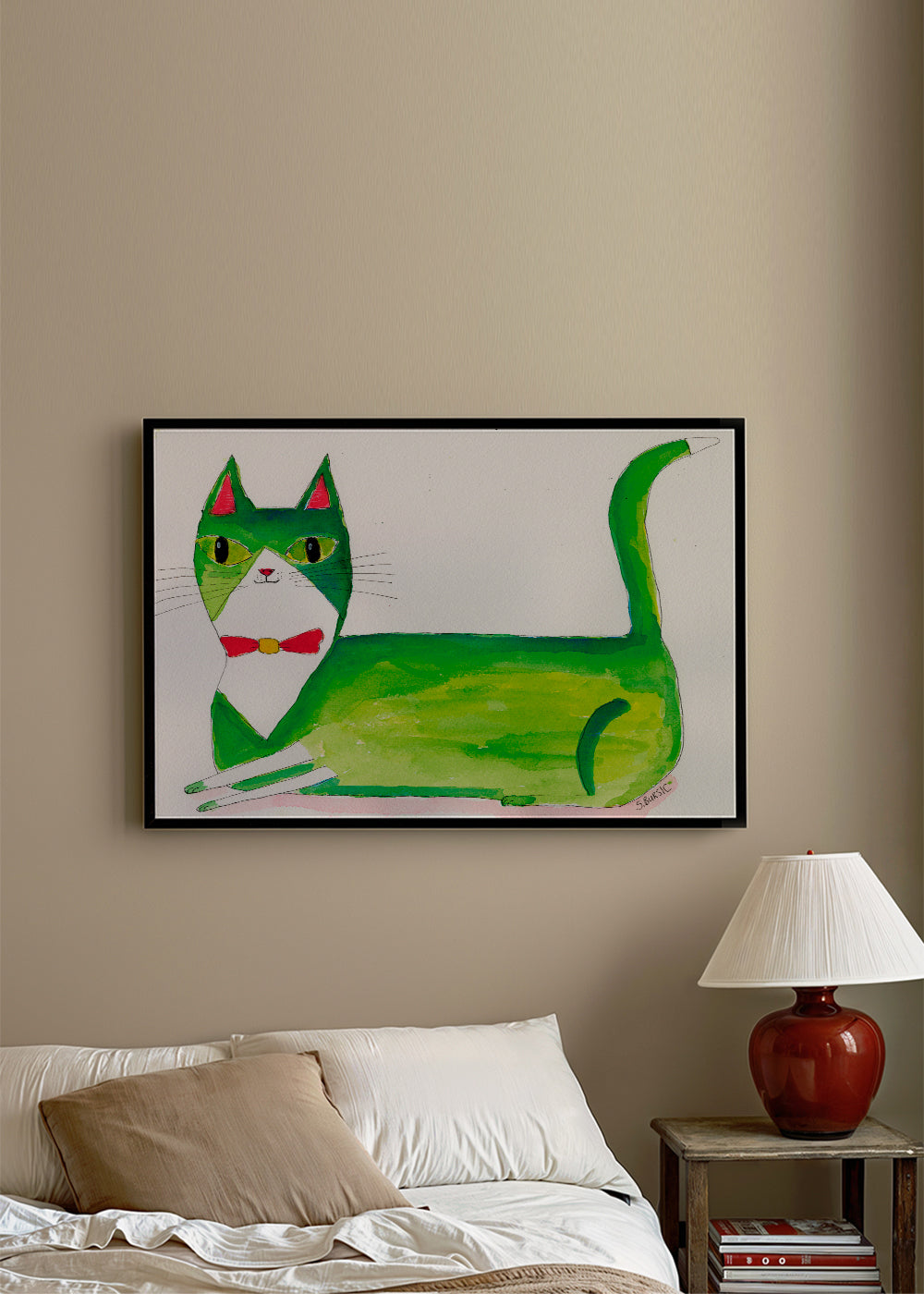 The green cat
