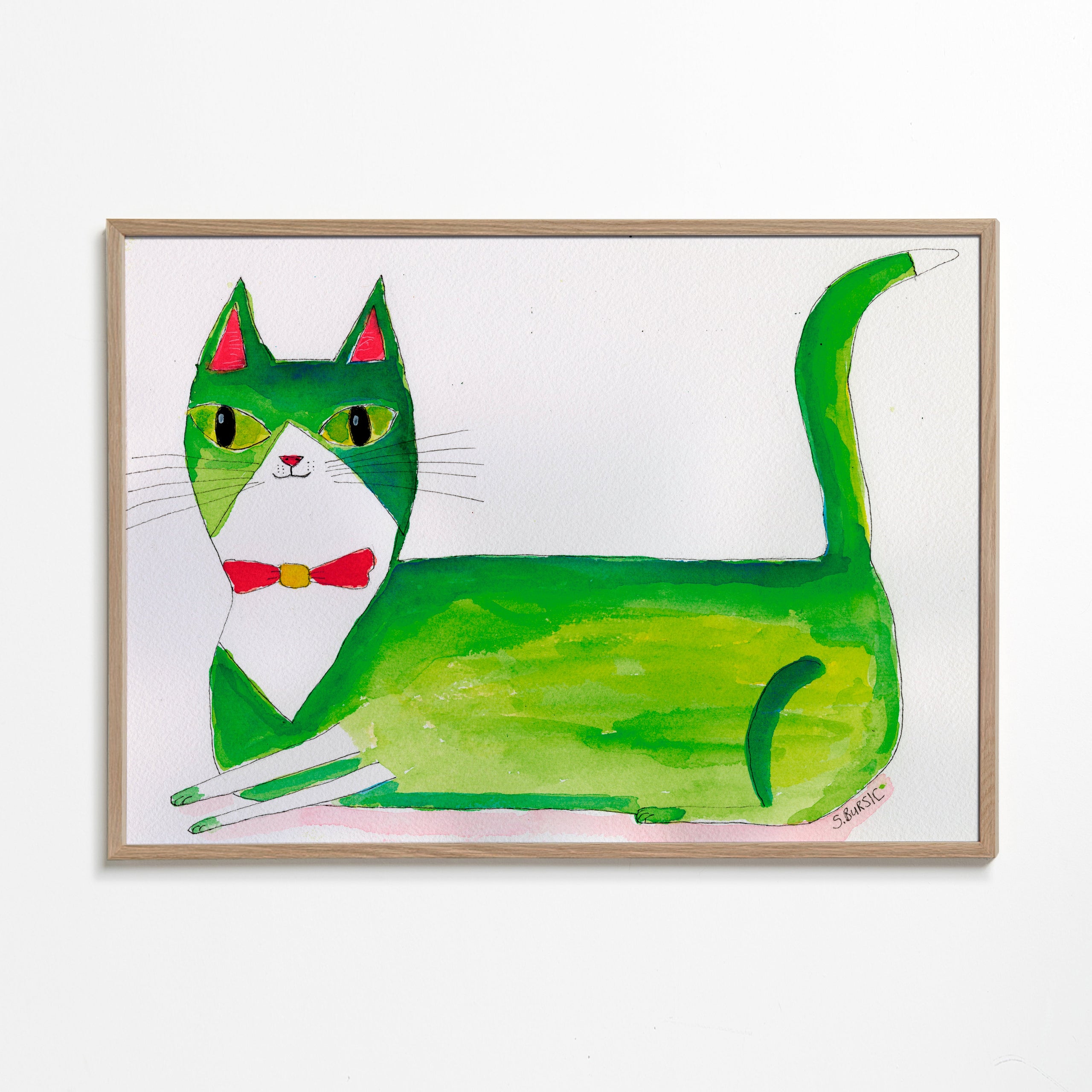 The green cat
