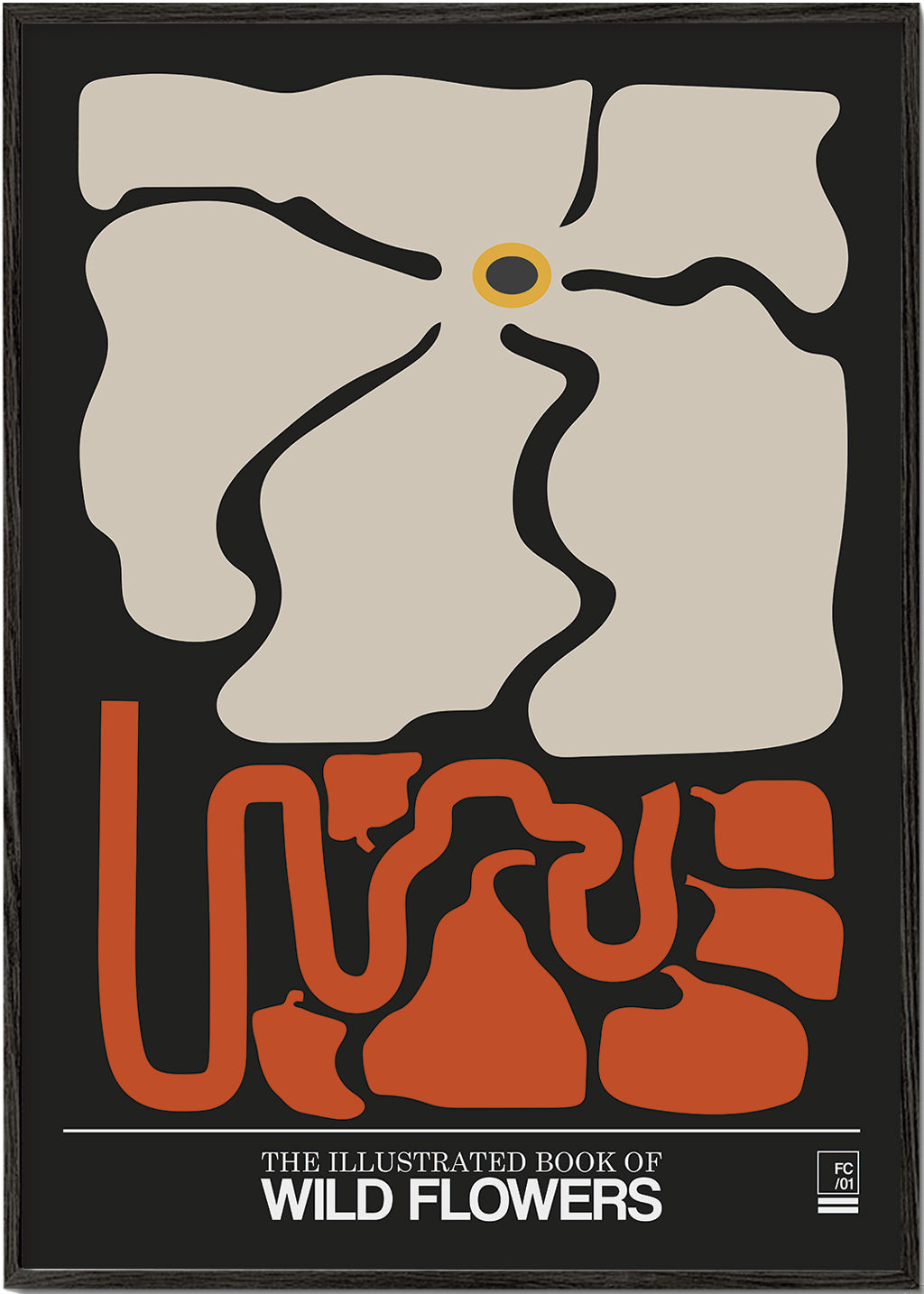 The Illustrated Book Of Wild Flowers Vol.1 Grey