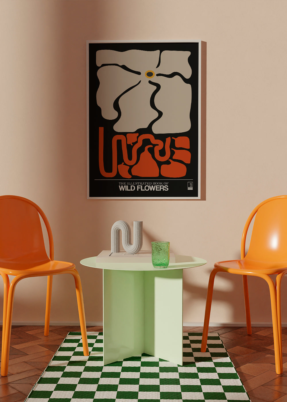 The Illustrated Book Of Wild Flowers Vol.1 Grey