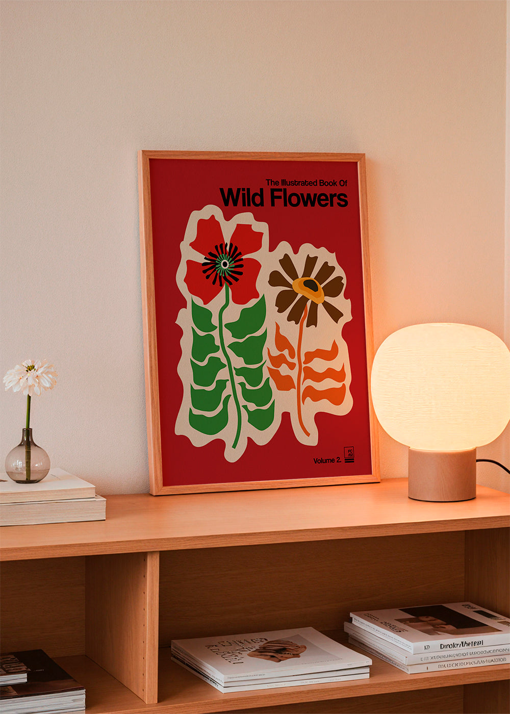 The Illustrated Book Of Wild Flowers Vol.2 Red - Frances Collett