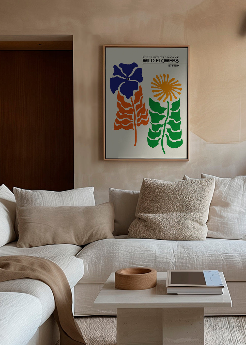 The Illustrated Book Of Wild Flowers Vol.2 Greige