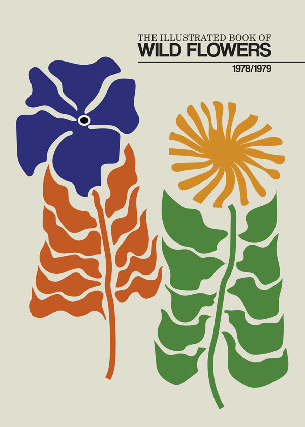 The Illustrated Book Of Wild Flowers Vol.2 Greige