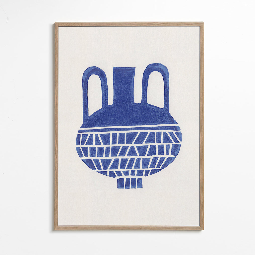 Linocut Vase #6
