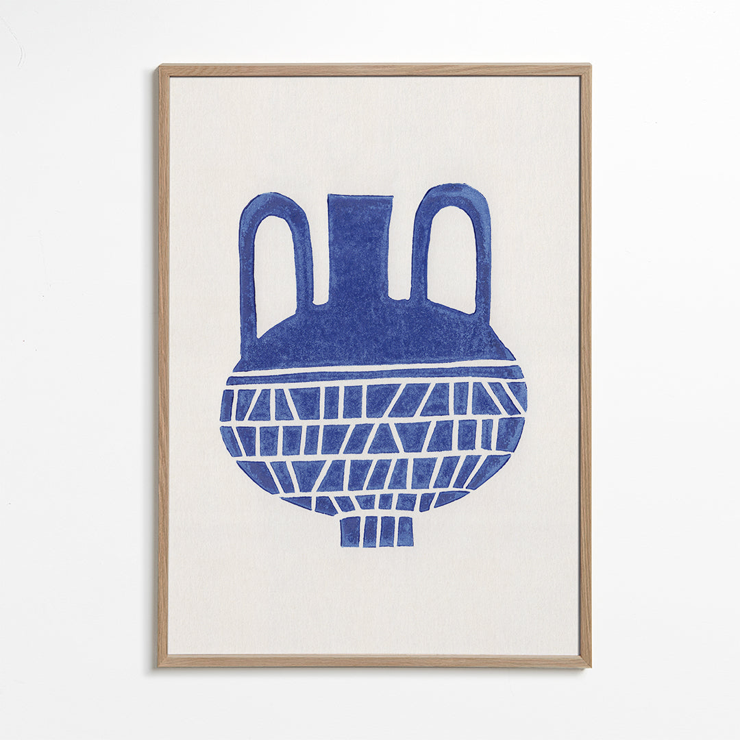 Linocut Vase #6