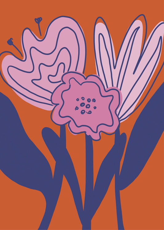 Abstract Flowers - Athene Fritsch