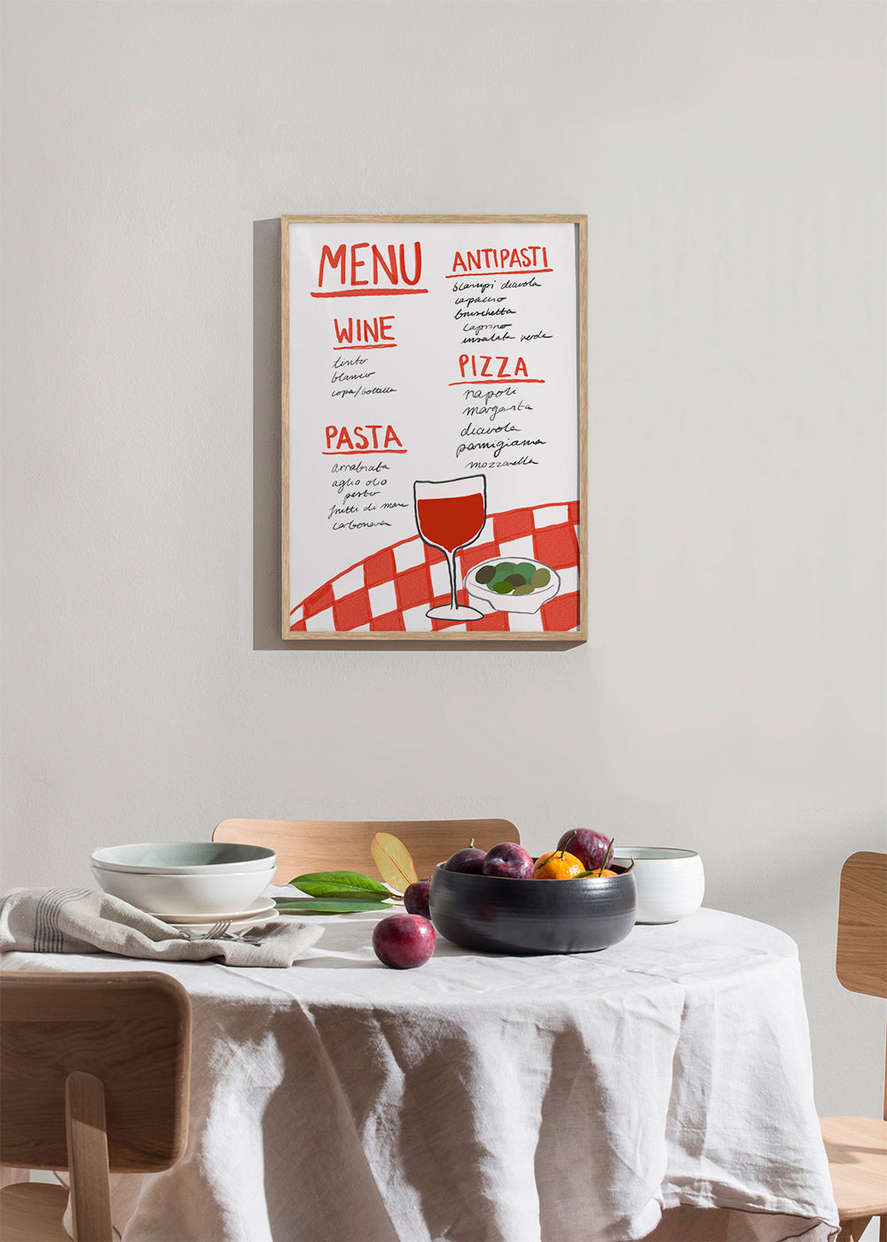 Italian Menu