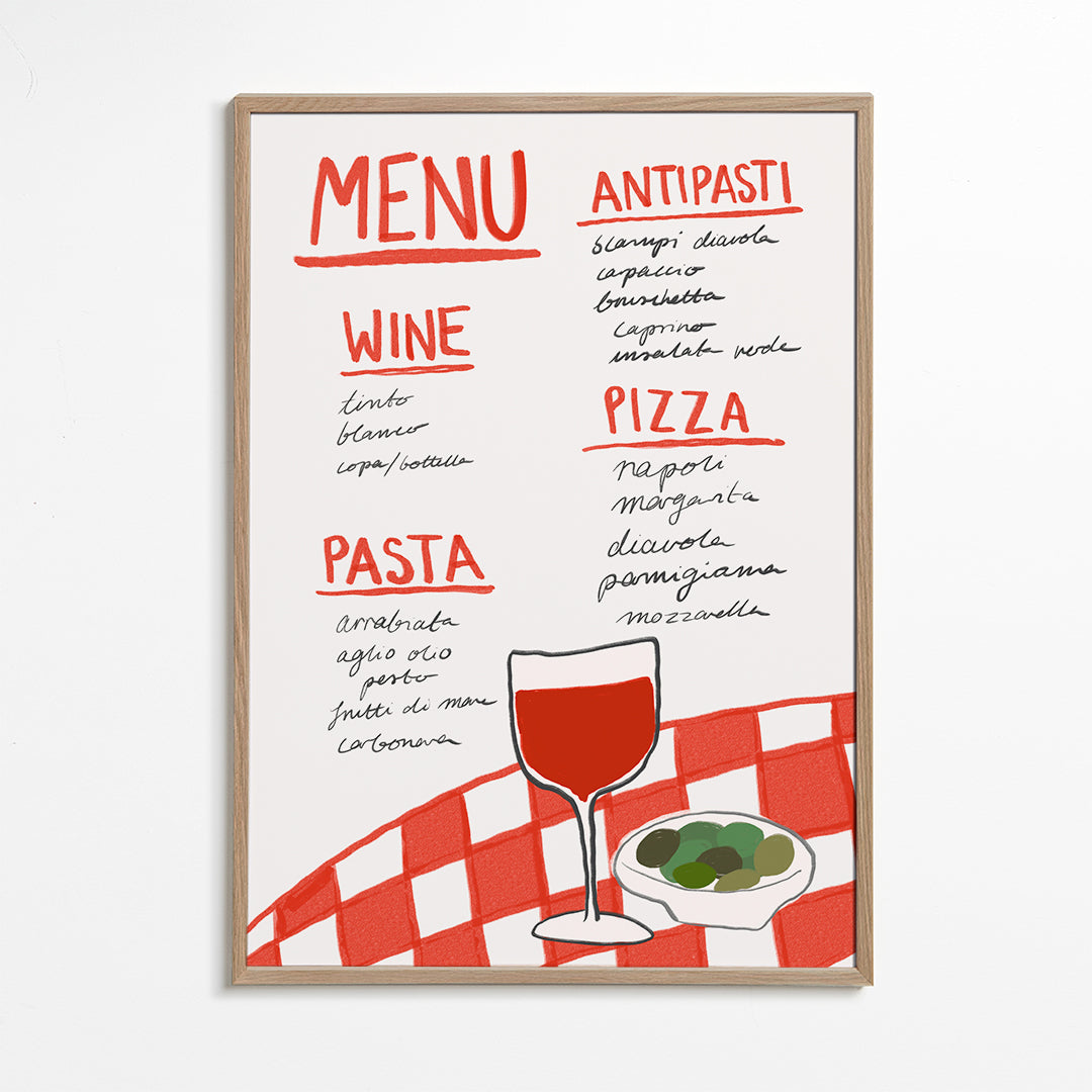 Italian Menu