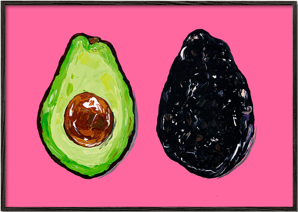 Avocado On Pink