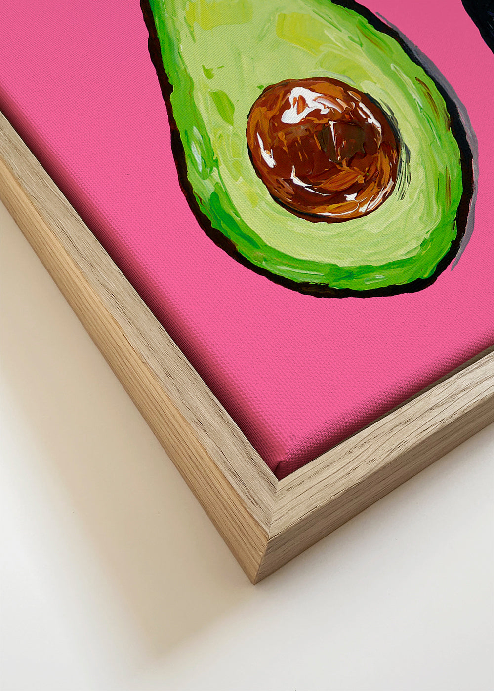 Avocado On Pink