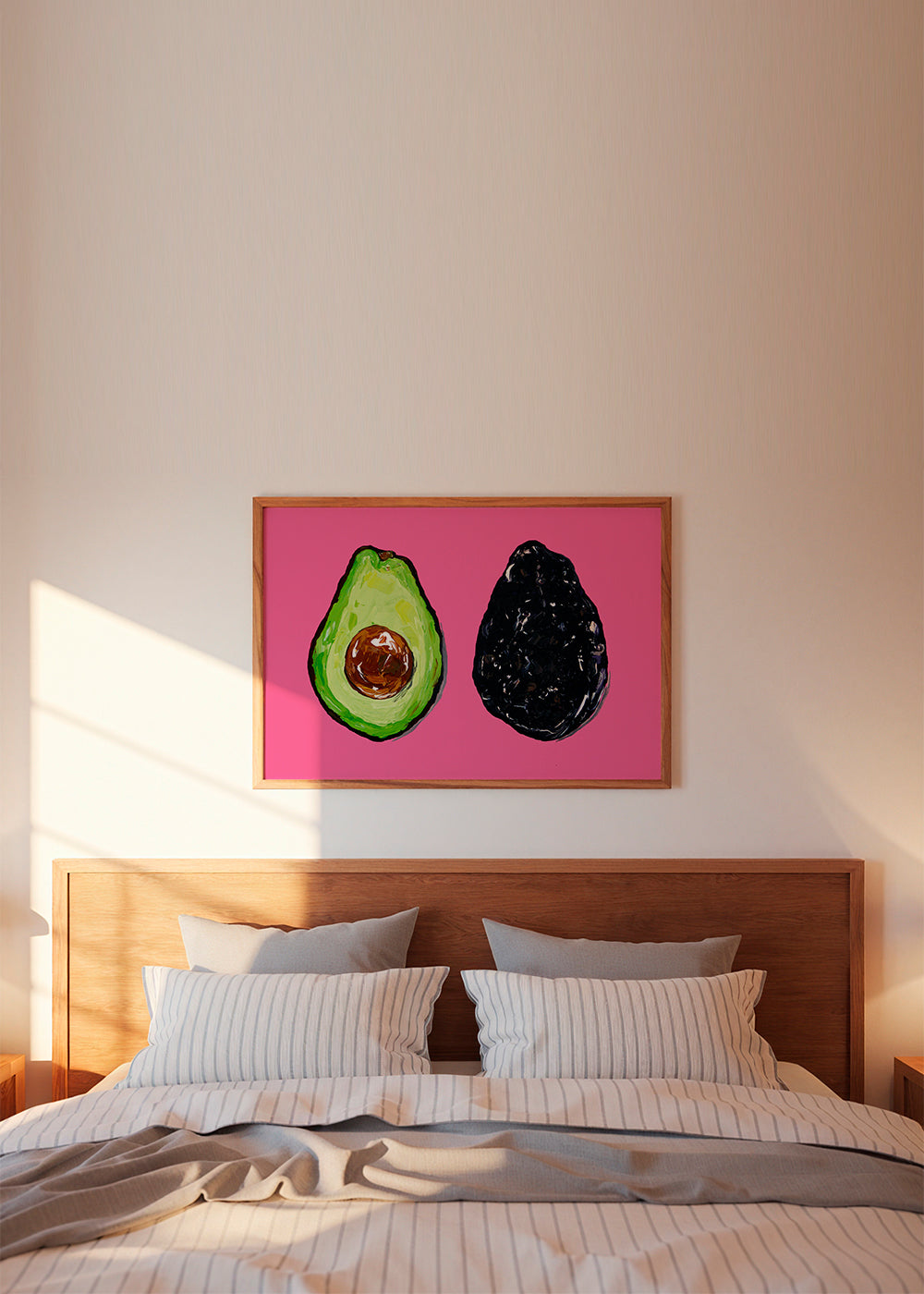 Avocado On Pink