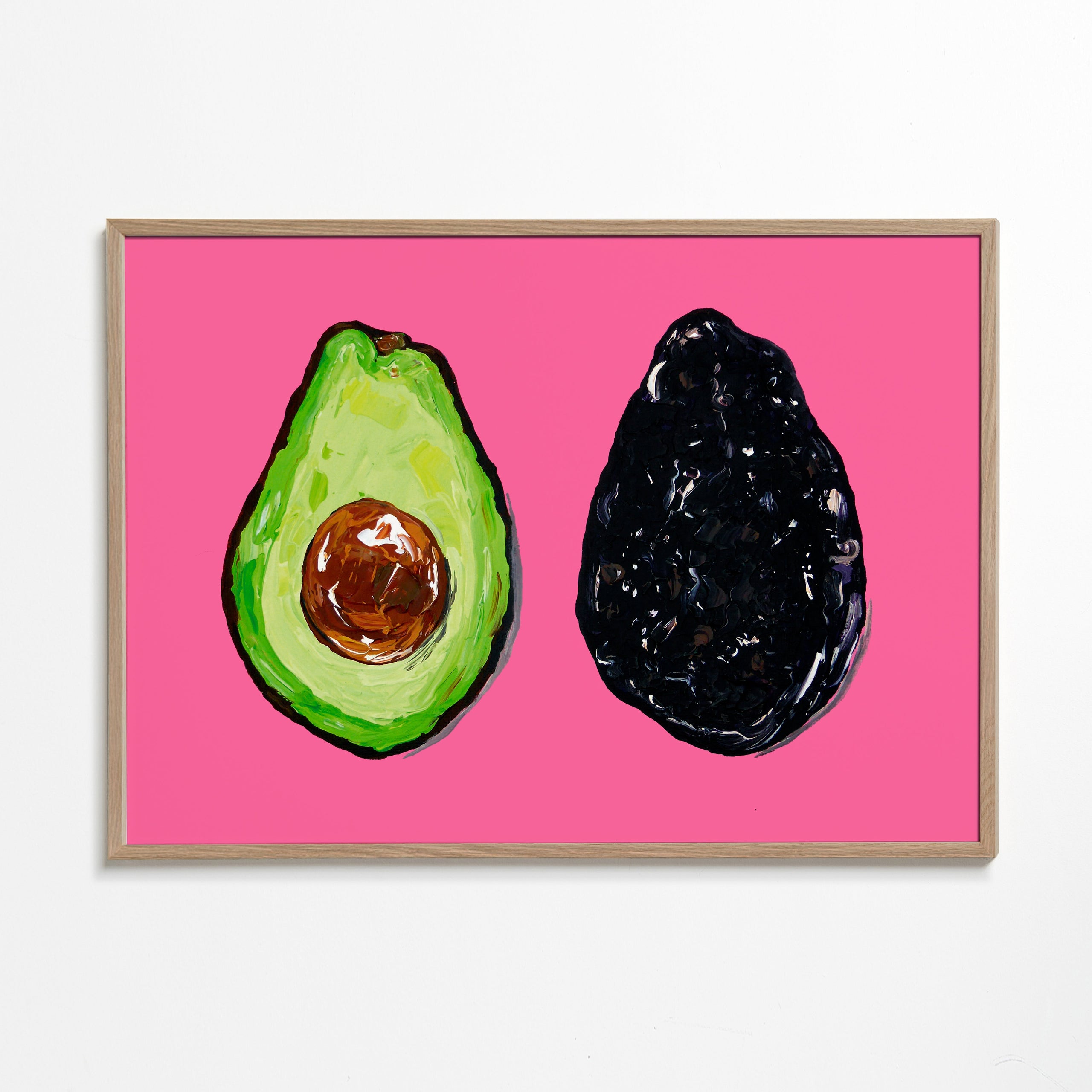 Avocado On Pink