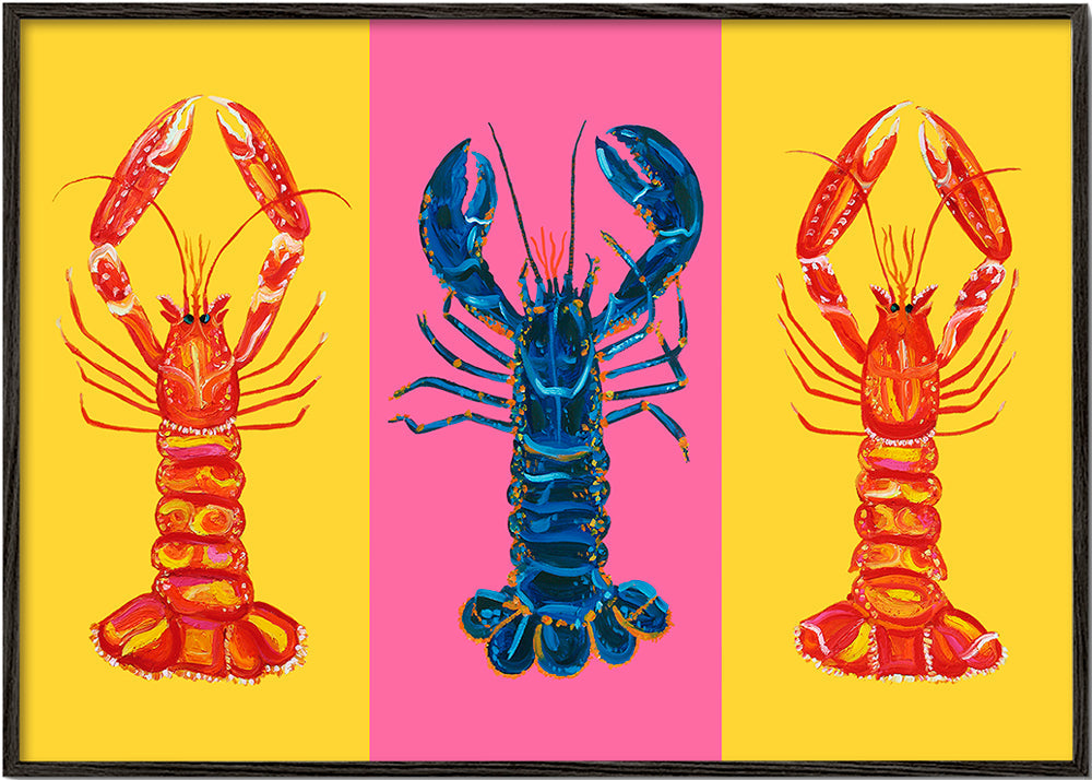 Lobster Langoustines Pop Art 2
