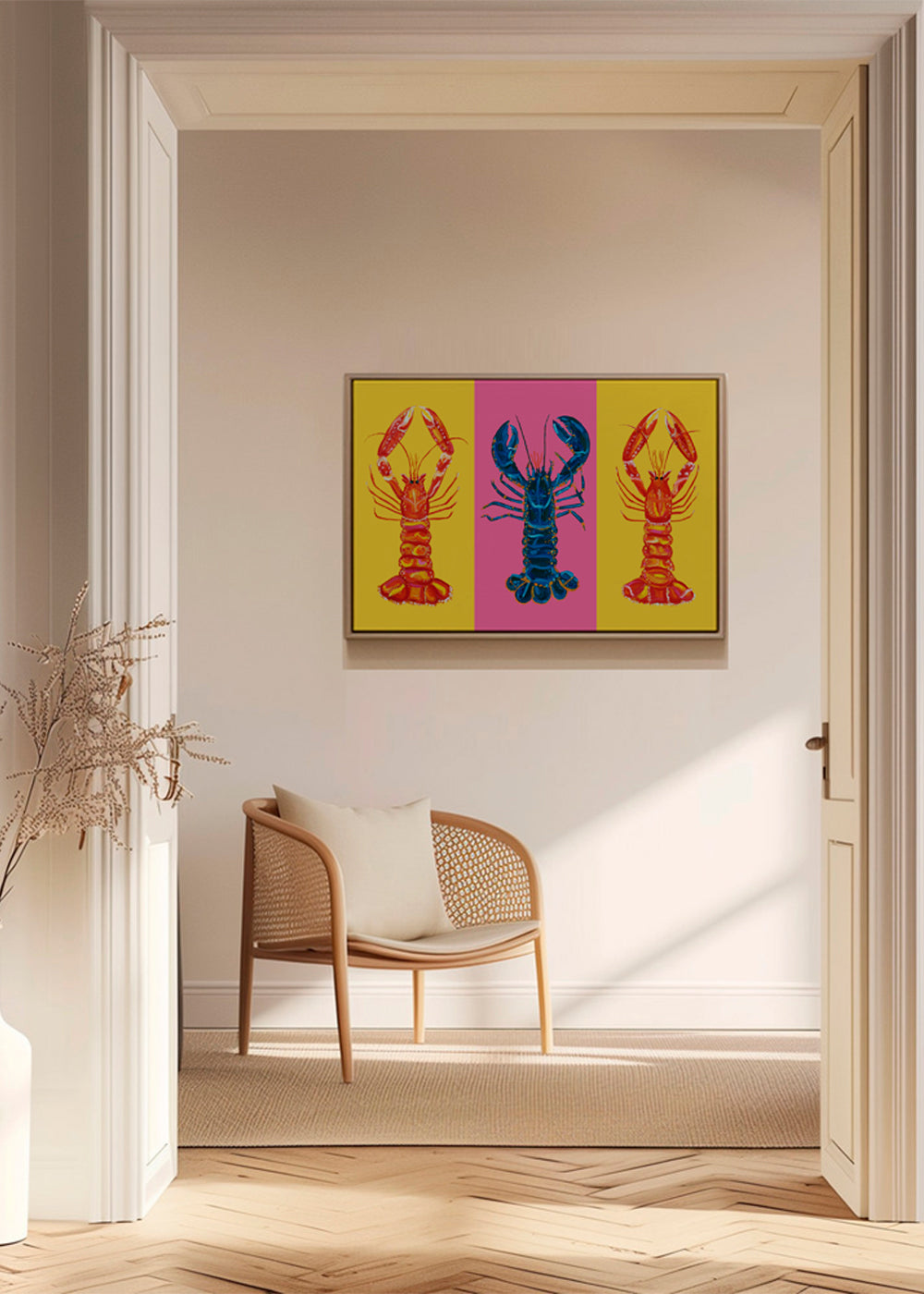 Lobster Langoustines Pop Art 2