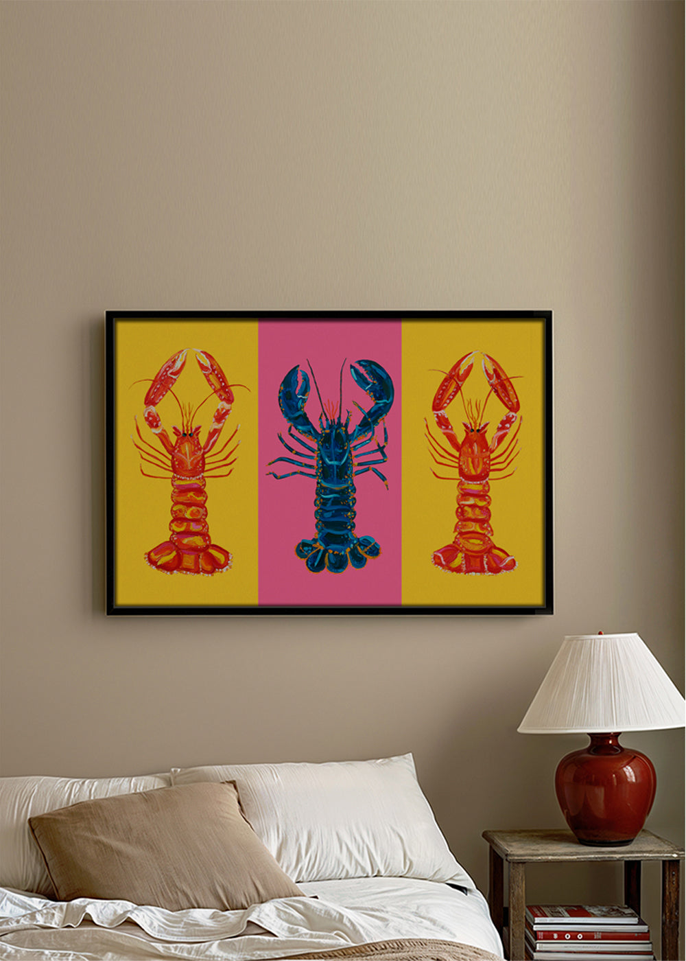 Lobster Langoustines Pop Art 2