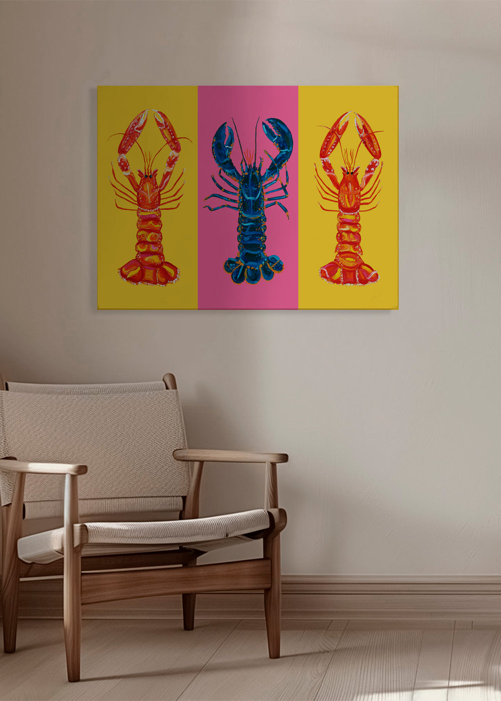 Lobster Langoustines Pop Art 2