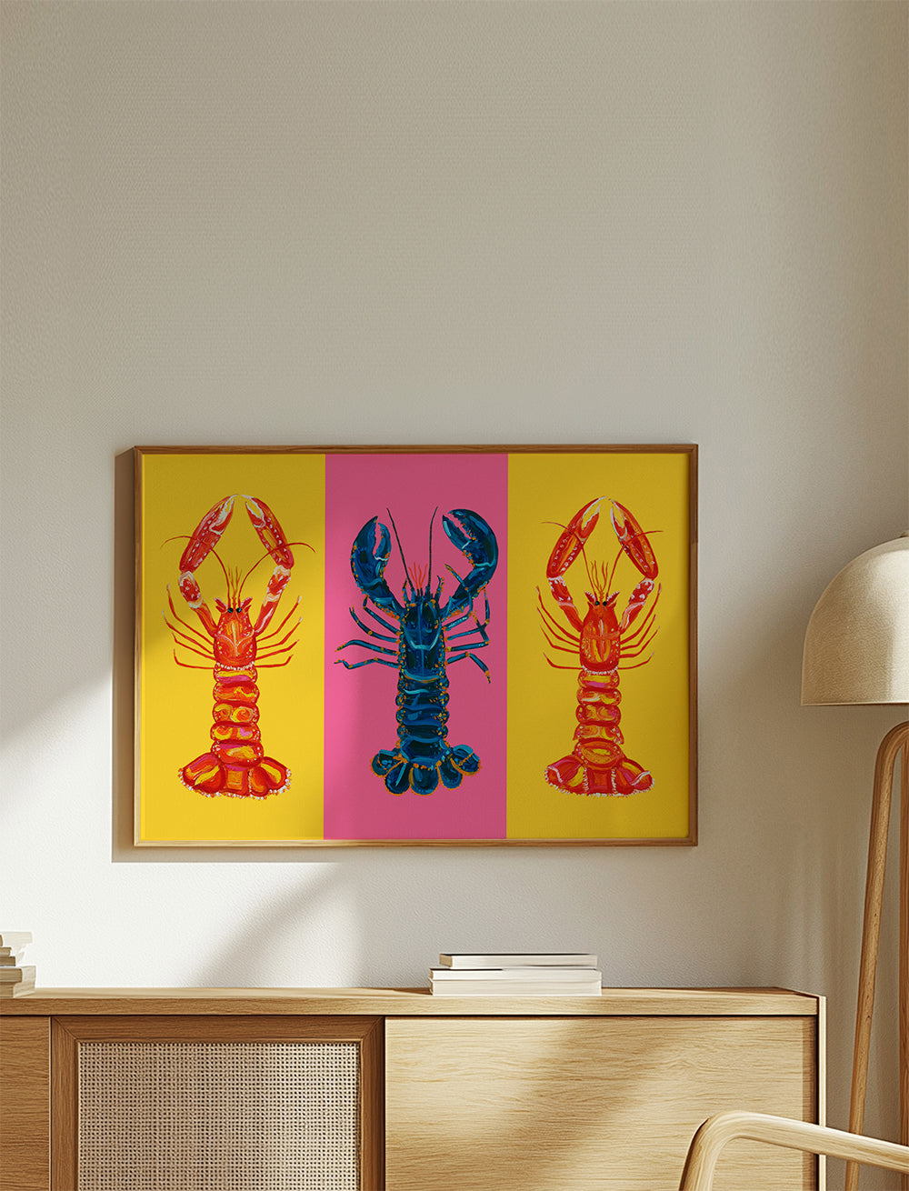 Lobster Langoustines Pop Art 2